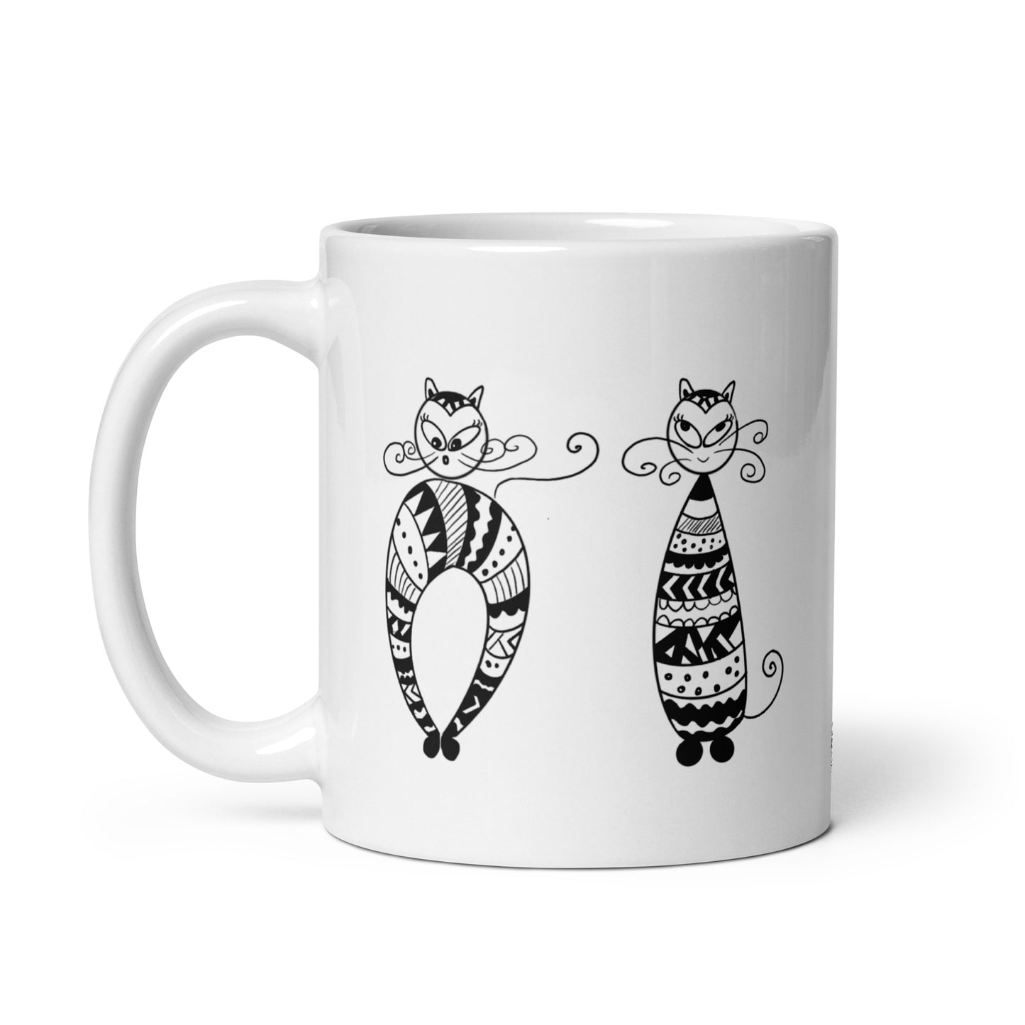 Yoga Cat Ceramic Mug